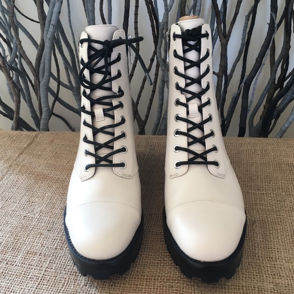 NWT Michael Kors Bastian Combat Boots - Picture 3 of 7